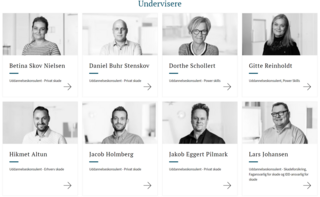 MØD VORES FASTANSATTE UNDERVISERE